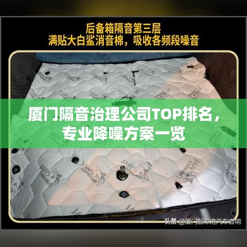 厦门隔音治理公司TOP排名，专业降噪方案一览