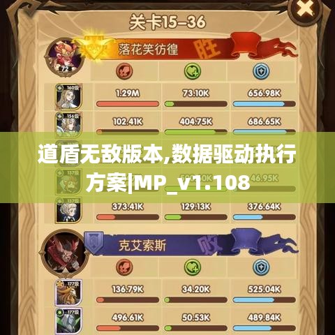 道盾无敌版本,数据驱动执行方案|MP_v1.108